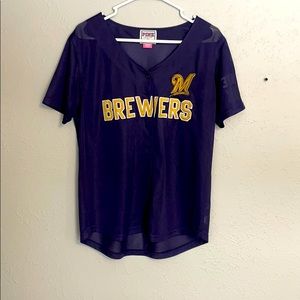 Navy Brewers Shirt